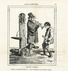 Illustration av Cham (1819-1879) i Le Charivari