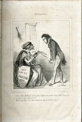 Illustration av Cham (1819-1879) i Le Charivari
