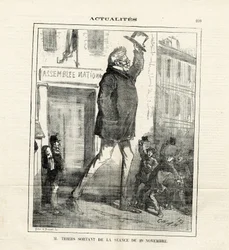 Illustration av Cham (1819-1879) i Le Charivari