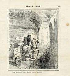 Illustration av Cham (1819-1879) i Le Charivari