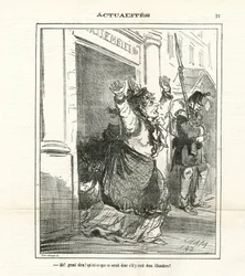 Illustration av Cham (1819-1879) i The Charivari