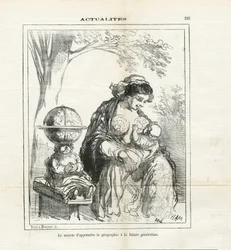 Illustration av Cham (1819-1879) i The Charivari