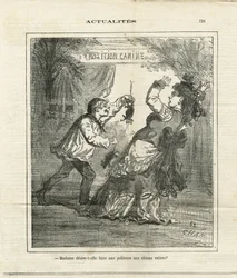 Illustration av Cham (1819-1879) i The Charivari