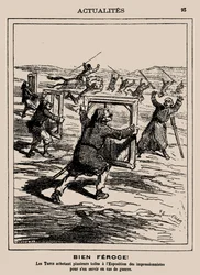 Våldsam! Turkarna köpte flera verk på impressionistutställningen..., 1877.