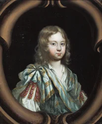 Porträtt av Henry Thynne, son till 1:e viscount Weymouth, som barn (olja på duk)