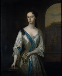 Porträtt av Dorothy Savile, grevinnan av Burlington (olja på duk)