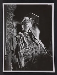 Staty av Gesar, i Gesar-templet, Shigatse