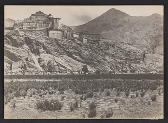 Fortet (dzong) vid Gyantse