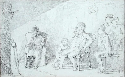 Ghost Story (penna och bläck på papper)