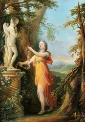Charles André van Loo Offra sig för kärleken