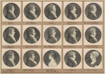 Saint-Mémin samling av porträtt, grupp 47