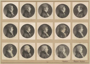 Saint-Mémin samling av porträtt, grupp 55