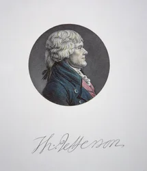 Thomas Jefferson (1743-1826) (färgstick)