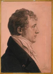 James Alexander Fulton från Mt. Erin, ca 1808 (kol, vit krita och pastellkrita på papper ombord)