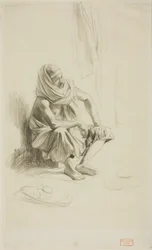 Sittande arab