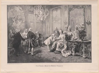 Mozart framför Madame Pompadour