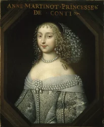 Anne Marie Martinozzi 1637-1672, prinsessa av Conti, ca 1665.