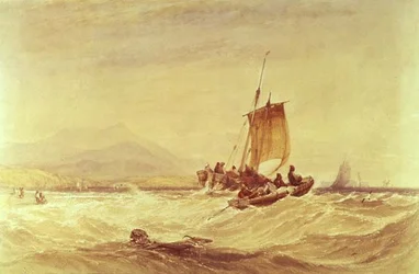 Donegal Bay, ca 1841 (akvarell)