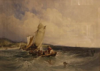 Wicklow Bay, ca 1840 (akvarell på papper)