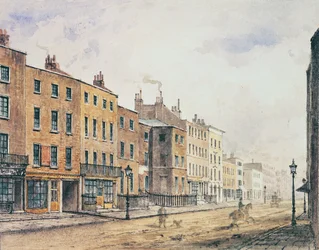 Utsikt över Marylebone High Street, 1848