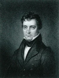 Josiah Stoddard Johnson (1784-1833) graverad av James Barton Longacre (1794-1869) (gravyr)