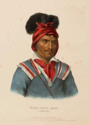 FOKE-LUSTE-HAJO. A SEMINOLE., från Historia om indianstammarna i Nordamerika