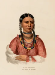 HAYNE-HUDJIHINI. THE EAGLE OF DELIGHT, från Historien om Nordamerikas indianstammar