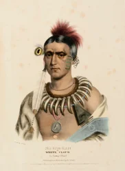 MA-HAS-KAH, från Historia om indianstammarna i Nordamerika