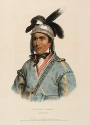 OPOTHLE YOHOLO. A CREEK CHIEF, från Historien om Nordamerikas indianstammar