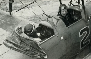 RAF-pilot lärde sig flyga under andra världskriget, 1941.