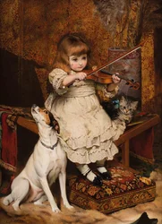 Den lille violinisten, 1887.