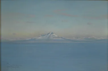 Nordvind från Villa Narcissus, Capri, februari 1905 (pastell och färgpenna eller krita på papper)