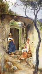 Trädgårdsdörren, 1906-1907