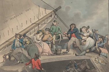 På väg den 12 januari 1795.