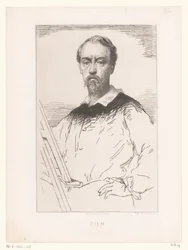 Porträtt av Félix François Georges Philibert Ziem Etsningar och litografier (serietitel)