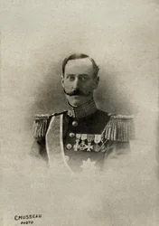 Porträtt av den norske kungen Haakoon 7 ( 1872