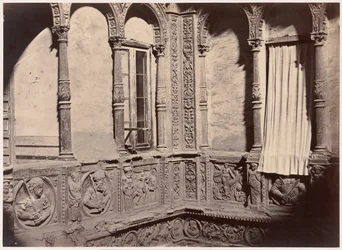 Zaragoza, innergården till huset som kallas infantes, 1860.