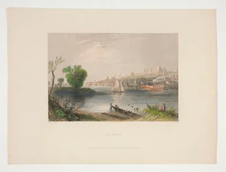 Albany, illustration för Nathaniel Parker Willis