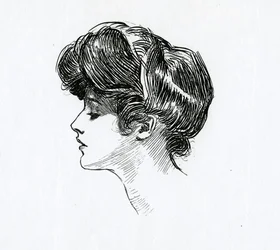 En Gibson Girl, ca 1902