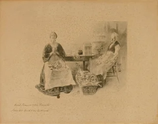 Caleb Plummer och hans dotter, ur "Syrsan på härbret"