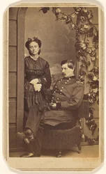 [General George Brinton McClellan och hans fru]
