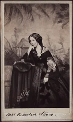 Porträtt av Harriet Beecher Stowe 1811-1896, ca 1860.