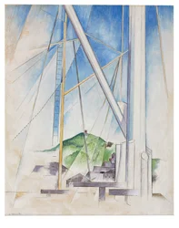 In the Key of Blue, ca 1919 (tempera & penna ombord)