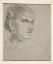 Porträtt av Augusta B. Demuth [konstnären