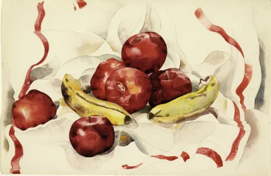 Stilleben med äpplen och bananer, omkring 1925