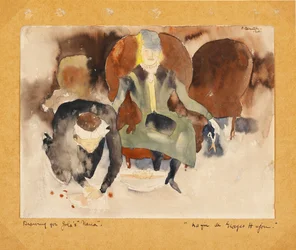 Zolas Nana, 1910 (wc på papper)