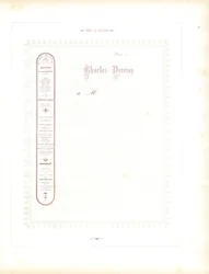 Elegant brevpapper med typografiskt sidofält (tryck)