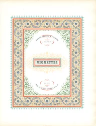 Magnifik titelsida för vinjetter (tryck)