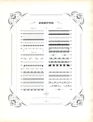 Ornamentala bårder och dekorativa element (tryck)
