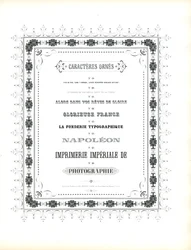 Ornamentala typsnitt med dekorativ ram (tryck)
